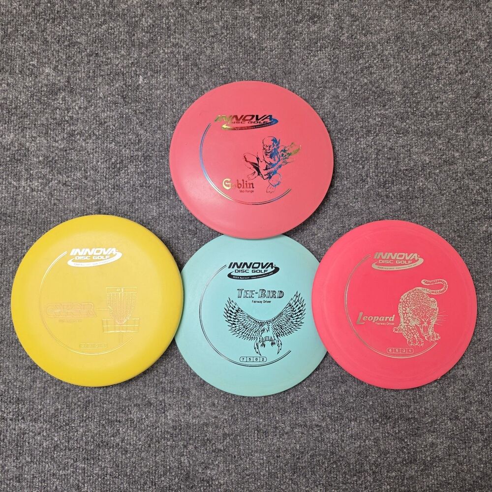 Innova Disc Golf Disc Lot Of 4 Discs Assorted Weights Used